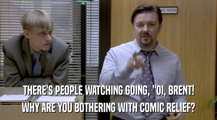 THERE'S PEOPLE WATCHING GOING, 