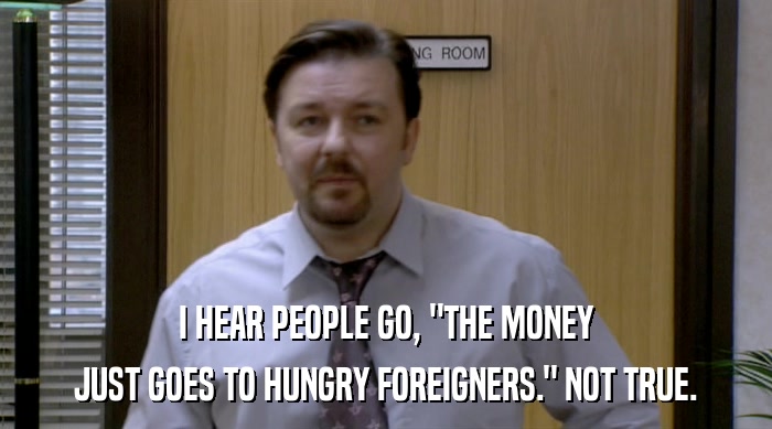 I HEAR PEOPLE GO, 