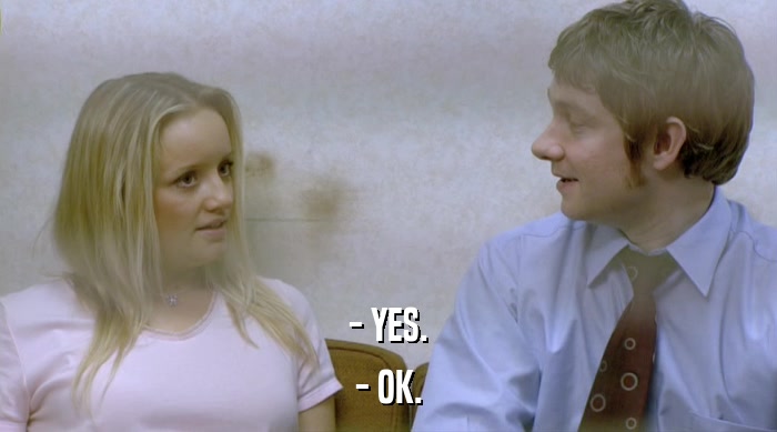 - YES. - OK. 