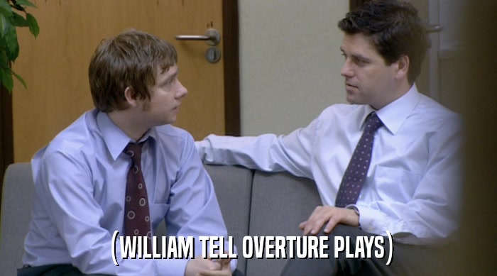 (WILLIAM TELL OVERTURE PLAYS)  