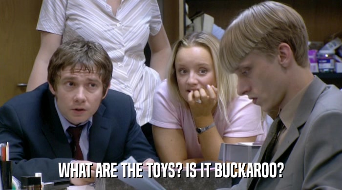 WHAT ARE THE TOYS? IS IT BUCKAROO?  