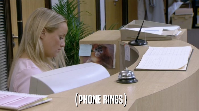 (PHONE RINGS)  
