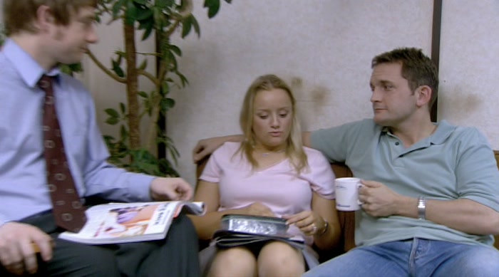 - RUGGED GOOD LOOKS. - YOU TELL ME IT'S A GOOD SENSE OF HUMOUR. 