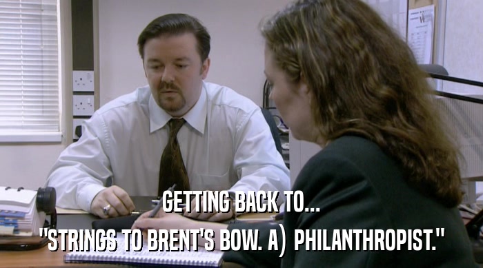 GETTING BACK TO... 