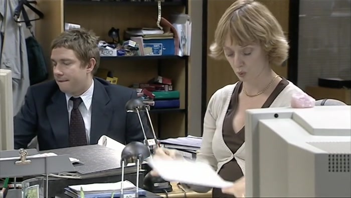 WOULDN'T YOU BE HAPPIER OVER THERE WITH THE REST OF THE FINANCE DEPARTMENT? 