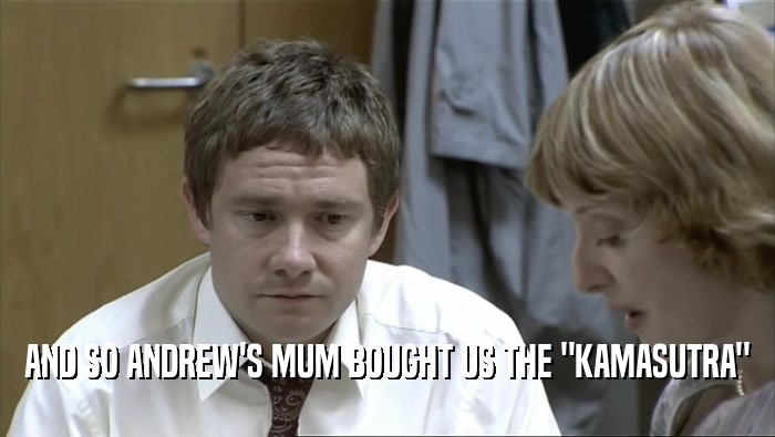 AND SO ANDREW'S MUM BOUGHT US THE 
