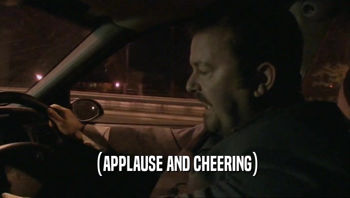 (APPLAUSE AND CHEERING)  
