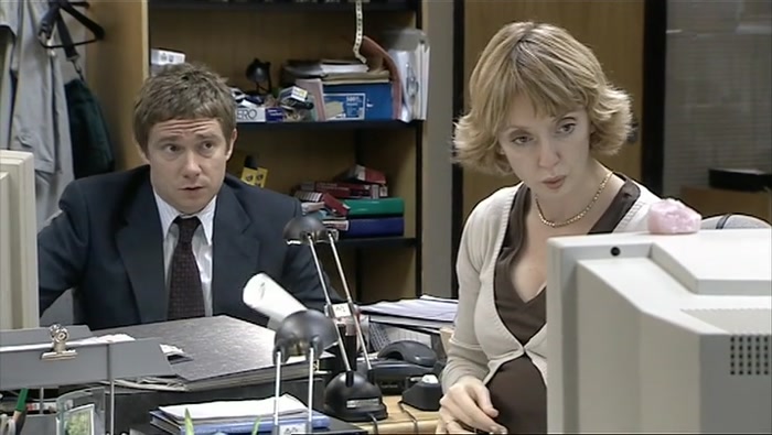 WOULDN'T YOU BE HAPPIER OVER THERE WITH THE REST OF THE FINANCE DEPARTMENT? 