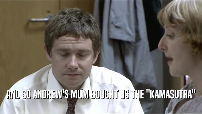 AND SO ANDREW'S MUM BOUGHT US THE 