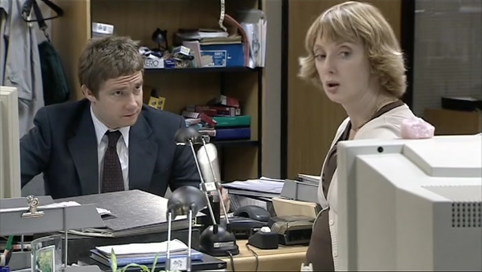 WOULDN'T YOU BE HAPPIER OVER THERE WITH THE REST OF THE FINANCE DEPARTMENT? 