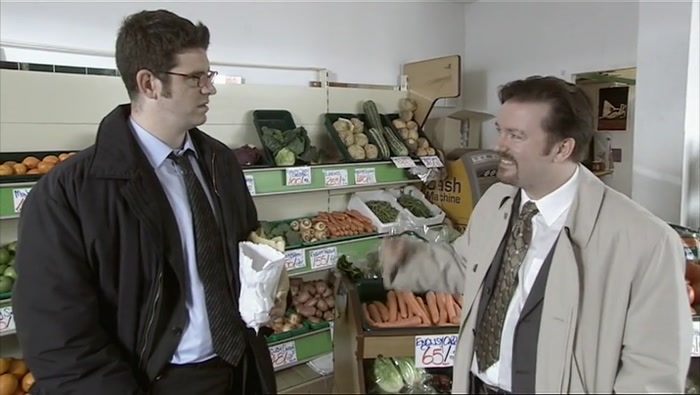 - I DON'T RECOGNISE YOU. - YOU DO. YOU'RE ON THE RIGHT LINES. 