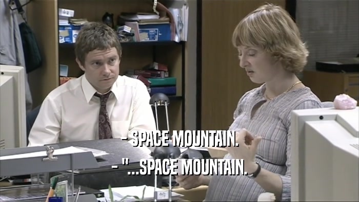 - SPACE MOUNTAIN. - 