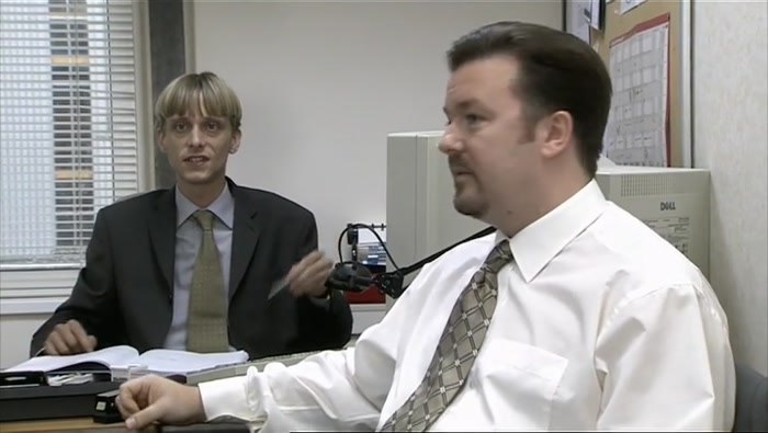 THAT WAS 'CAUSE OF YOUR REDUNDANCY. THEY COULDN'T CALL IT THE SAME. HE SUED THEM. 