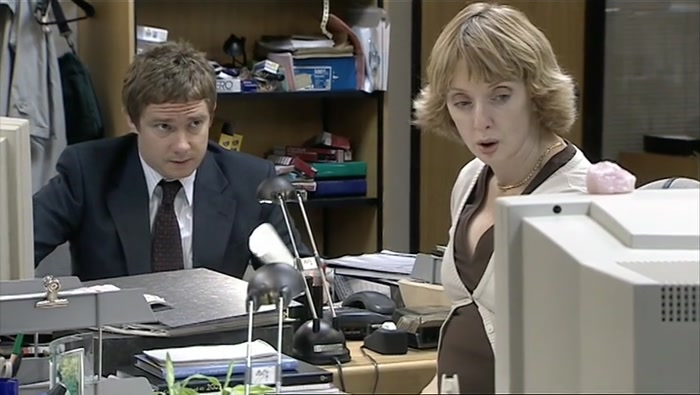 WOULDN'T YOU BE HAPPIER OVER THERE WITH THE REST OF THE FINANCE DEPARTMENT? 