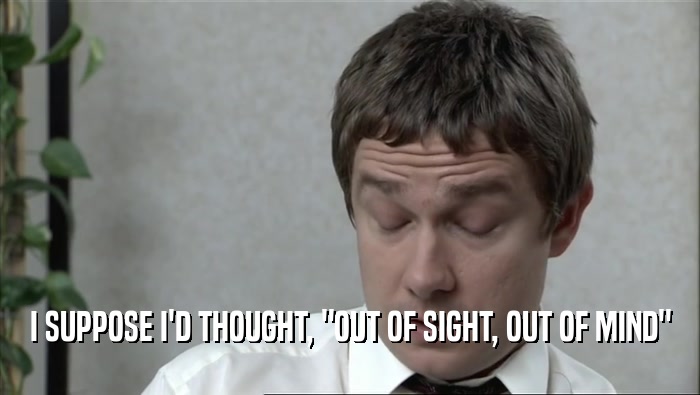 I SUPPOSE I'D THOUGHT, 