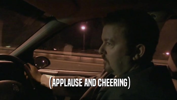 (APPLAUSE AND CHEERING)  