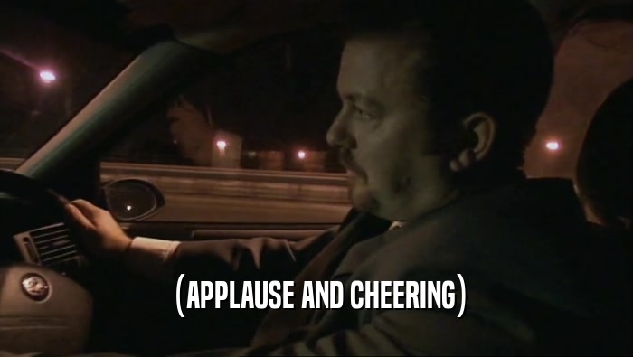 (APPLAUSE AND CHEERING)  