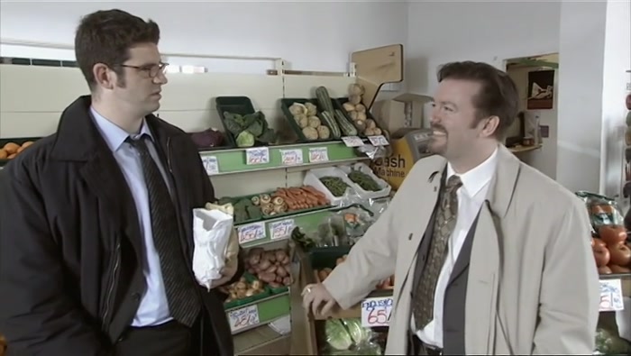 - I DON'T RECOGNISE YOU. - YOU DO. YOU'RE ON THE RIGHT LINES. 