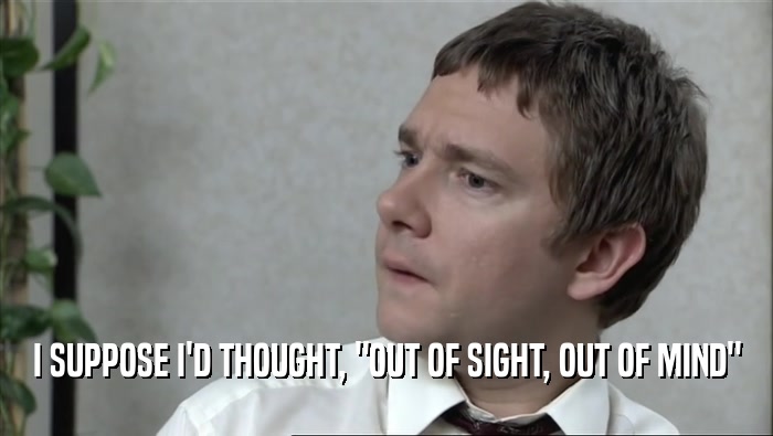 I SUPPOSE I'D THOUGHT, 