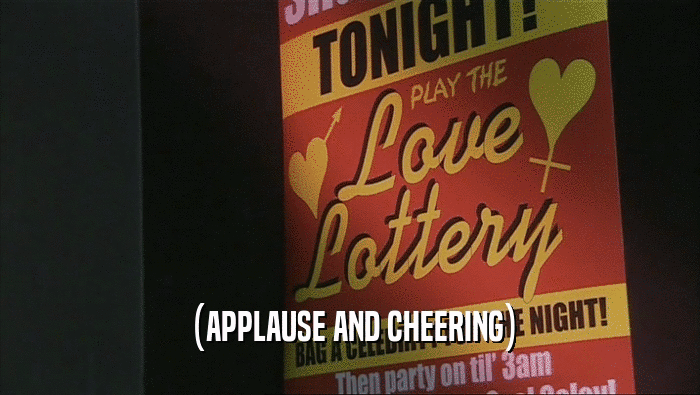 (APPLAUSE AND CHEERING)  