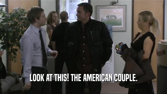 LOOK AT THIS! THE AMERICAN COUPLE.  