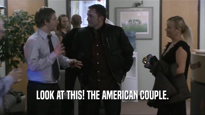 LOOK AT THIS! THE AMERICAN COUPLE.  