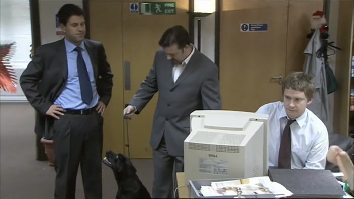 - ALL RIGHT. OH, HERE HE IS. - DAVID. 