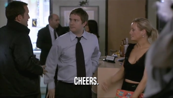 CHEERS.  