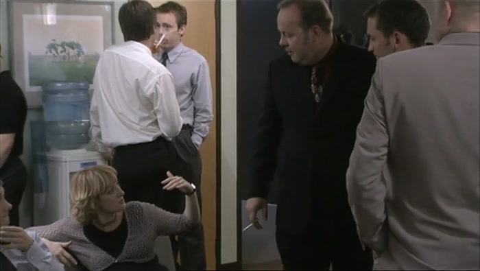 EXCUSE ME! DO YOU MIND NOT SMOKING NEAR ME?  