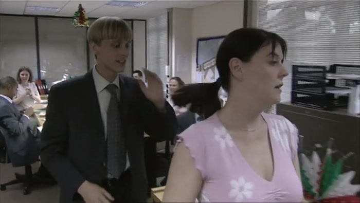 - SECRET SANTA. TAKE ONE. - TELL THEM ABOUT SECRET SANTA. 