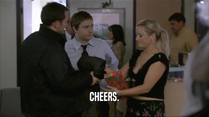 CHEERS.  