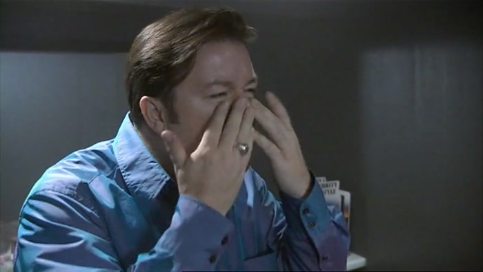 ONE BLOKE THREW A PAIR OF Y-FRONTS, HIT ME IN THE FACE. 