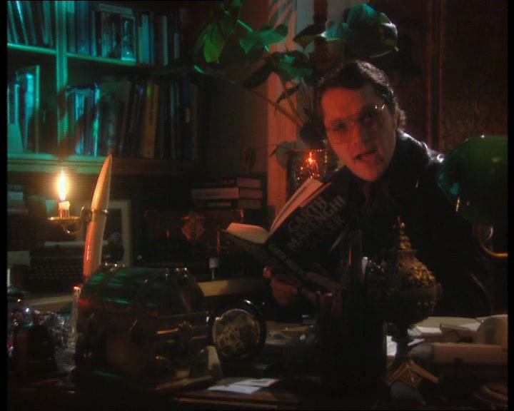 SOMETHING WAS POURING FROM HIS MOUTH. HE EXAMINED HIS SLEEVE. 