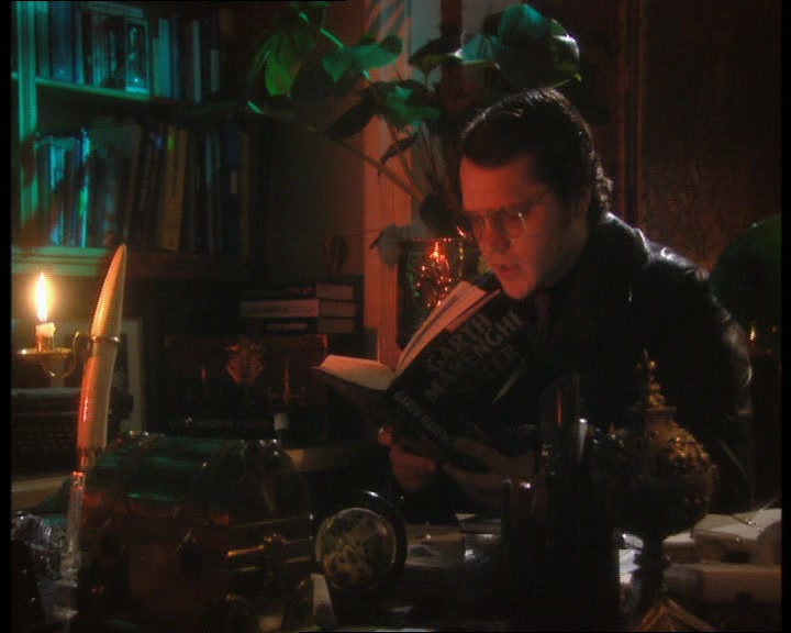 SOMETHING WAS POURING FROM HIS MOUTH. HE EXAMINED HIS SLEEVE. 