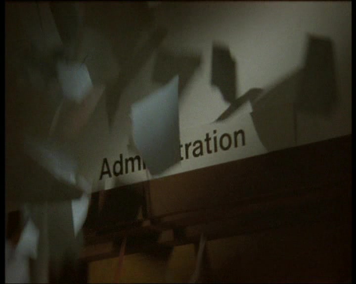 'IRONY OF IRONY, ALL THIS PAPER MEANT MORE PAPERWORK. 