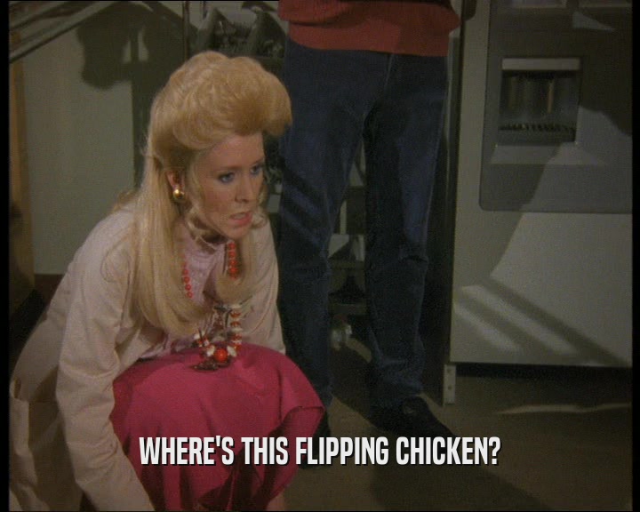 WHERE'S THIS FLIPPING CHICKEN?
  