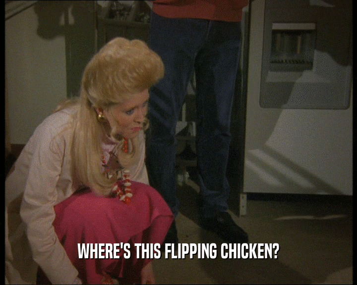 WHERE'S THIS FLIPPING CHICKEN?  