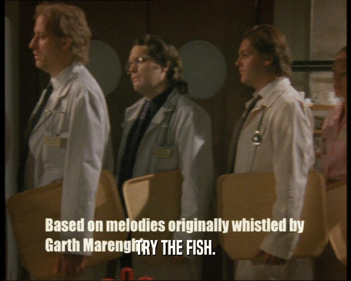 TRY THE FISH.
  