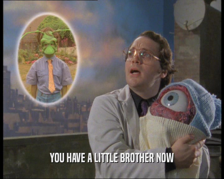 YOU HAVE A LITTLE BROTHER NOW  