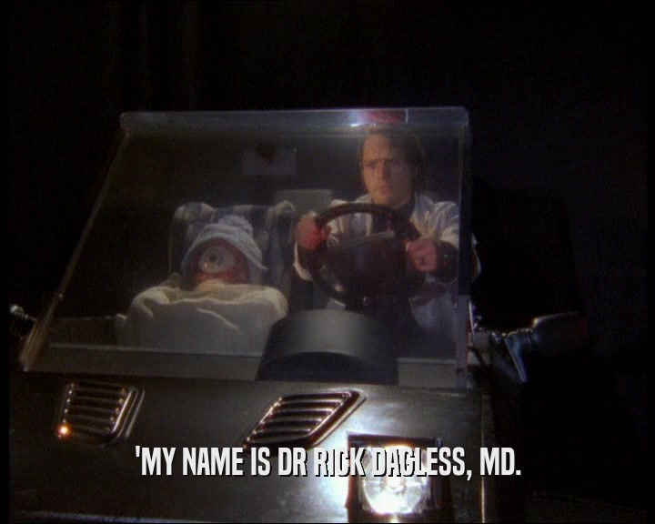 'MY NAME IS DR RICK DAGLESS, MD.  