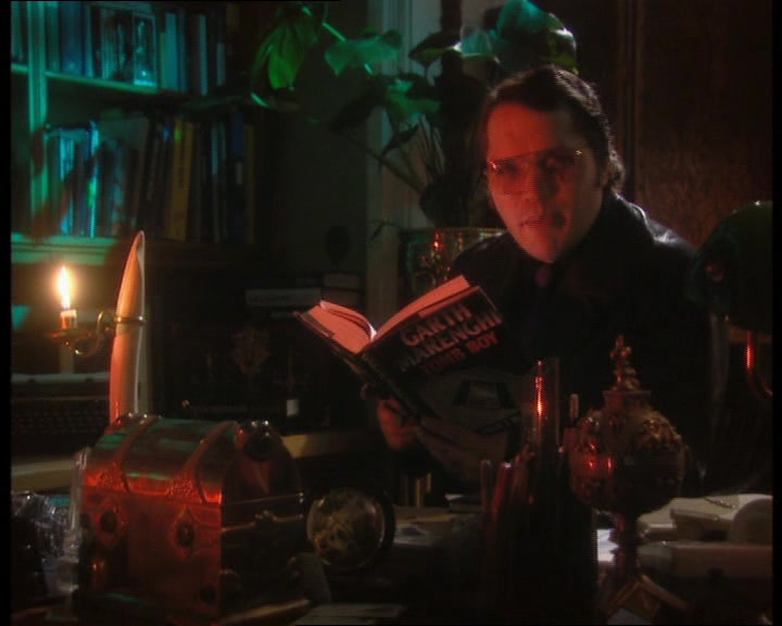 SHE WAS OUT IN THE BACK ROOM, SMOKING AND FLIRTING WITH DOCTOR. 