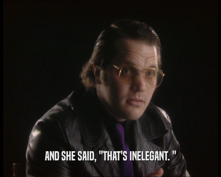 AND SHE SAID, 
