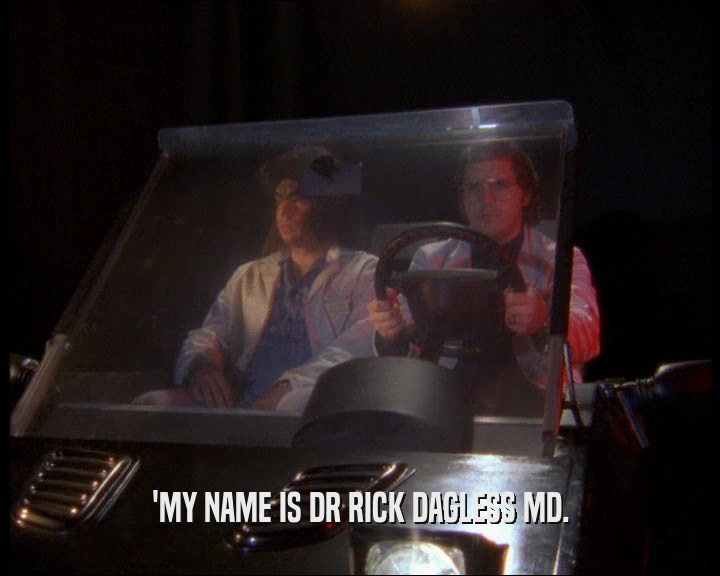 'MY NAME IS DR RICK DAGLESS MD.
  