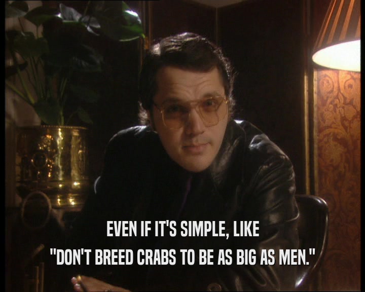 EVEN IF IT'S SIMPLE, LIKE 