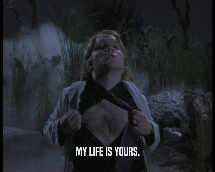 MY LIFE IS YOURS.  