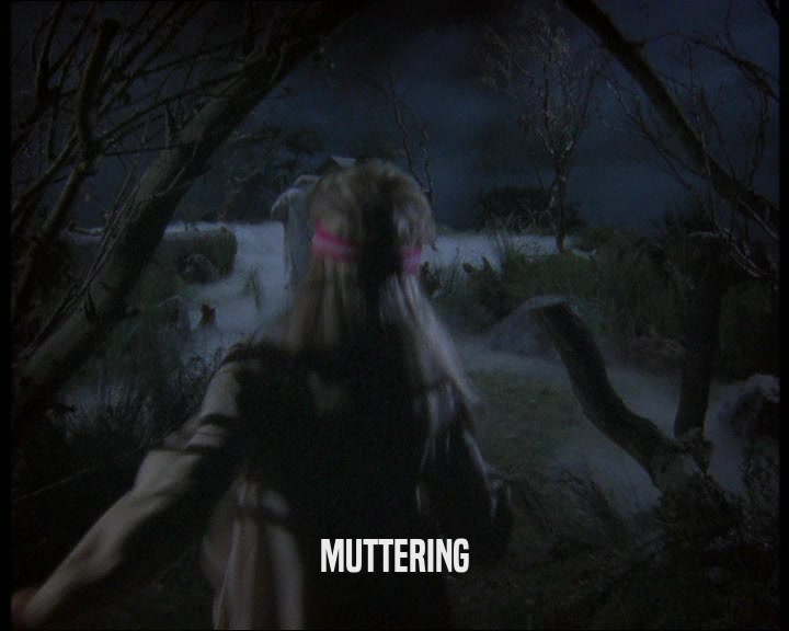 MUTTERING
  