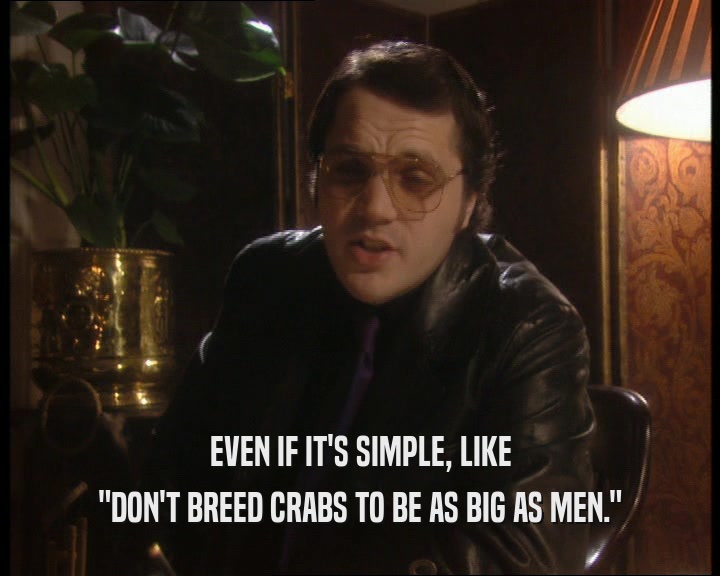 EVEN IF IT'S SIMPLE, LIKE 