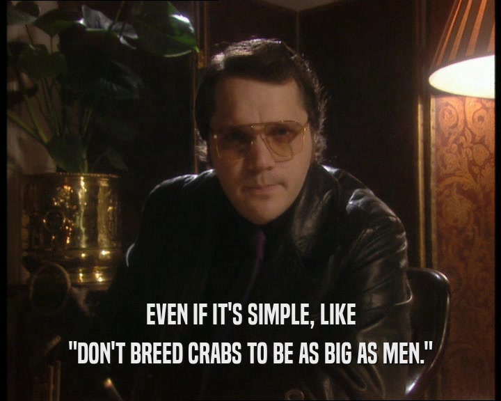 EVEN IF IT'S SIMPLE, LIKE 