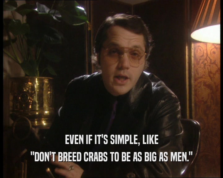 EVEN IF IT'S SIMPLE, LIKE 