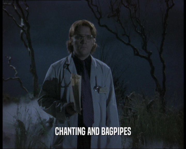 CHANTING AND BAGPIPES  